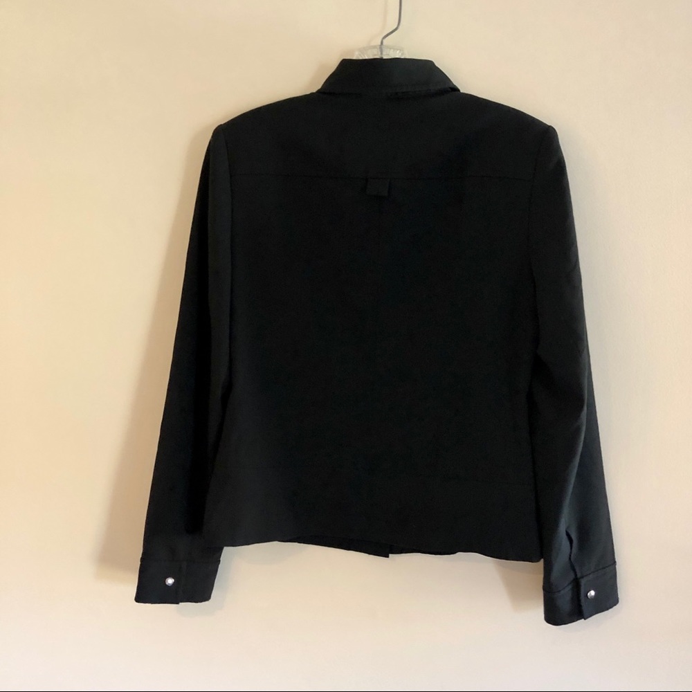Grace Elements Petite Vintage 90s Black Jacket - Picture 2 of 8
